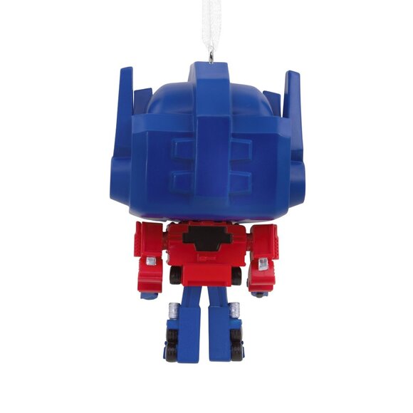 NIB Hallmark Funko Transformers Optimus Prime Christmas Tree Ornament 2023 Blue - Picture 6 of 7